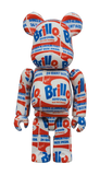 MEDICOM TOY BE@RBRICK ANDY WARHOL Brillo 100% & 400% Bearbrick