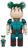 MEDICOM TOY BE@RBRICK My Hero Academia Midoriya Izuku 100% & 400% Bearbrick