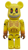 MEDICOM TOY BE@RBRICK SKULL FACE 100% & 400% Bearbrick