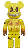 MEDICOM TOY BE@RBRICK SKULL FACE 100% & 400% Bearbrick