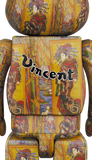 MEDICOM TOY BE@RBRICK Van Gogh Museum Courtesan (after Eisen) 100% & 400% Bearbrick