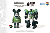 MEDICOM TOY BE@RBRICK Bape x Transformer 200% Bearbrick