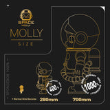 Popmart Mega Collection 1000% Space Molly x SpongeBob Designer Toy