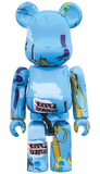 MEDICOM BE@RBRICK JEAN-MICHEL BASQUIAT #4 100% & 400% Bearbrick