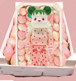 MEDICOM TOY BE@RBRICK Clot Watermelon & Strawberry 100% & 400% sets Bearbrick