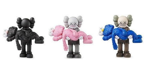 KAWS GONE 2019 Blue + Pink + Black VINYL FIGURINE - Big Big World