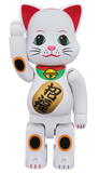 MEDICOM TOY BE@RBRICK NY@BRICK Lucky Cat White Blessing 400% Bearbrick【Coming Soon】