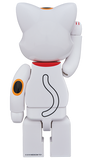 MEDICOM TOY BE@RBRICK NY@BRICK Lucky Cat White Blessing 400% Bearbrick【Coming Soon】