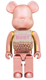 MEDICOM BE@RBRICK PINK & GOLD Ver. 1000% Bearbrick Set of 2